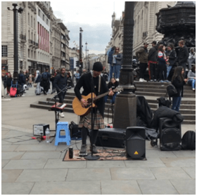 Musicos em Londres