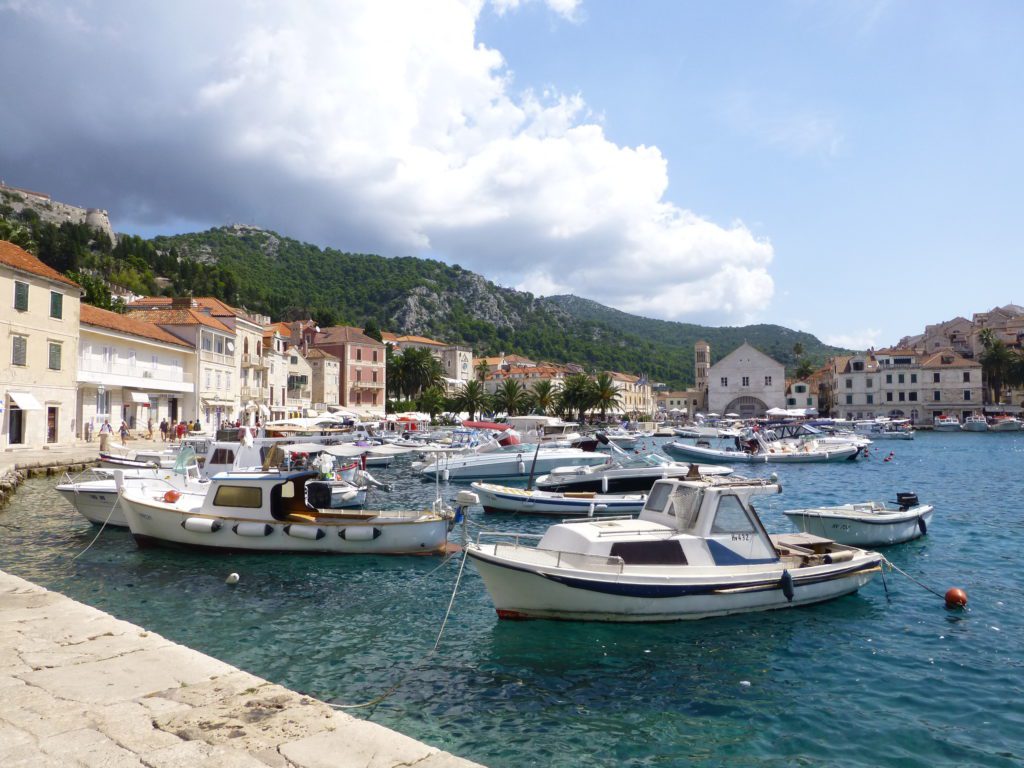 Praia de Hvar. Croacia