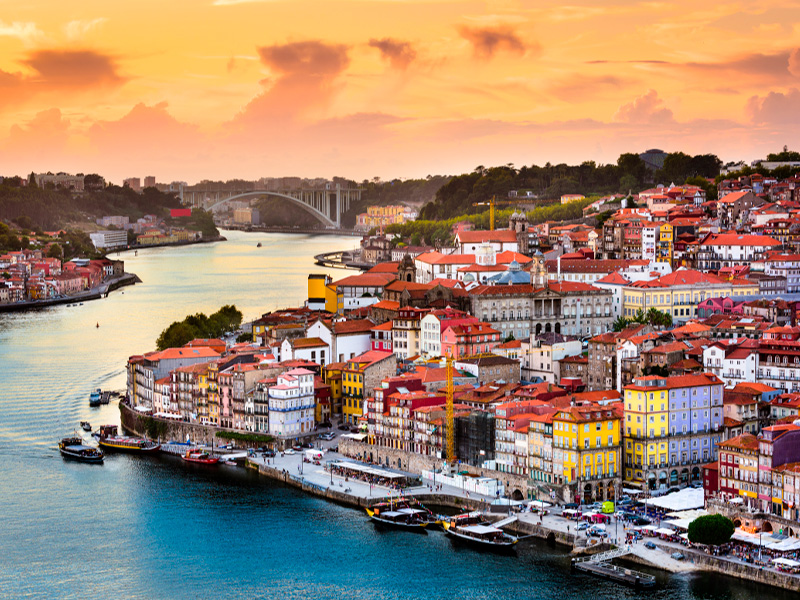 Cidade do Porto, norte de Portugal