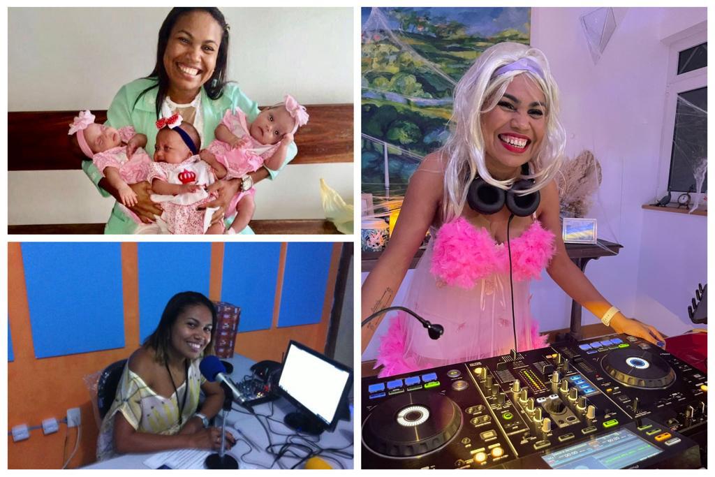 Enfermeira, professora e radialista no Brasil, DJ Keké em Dubai.