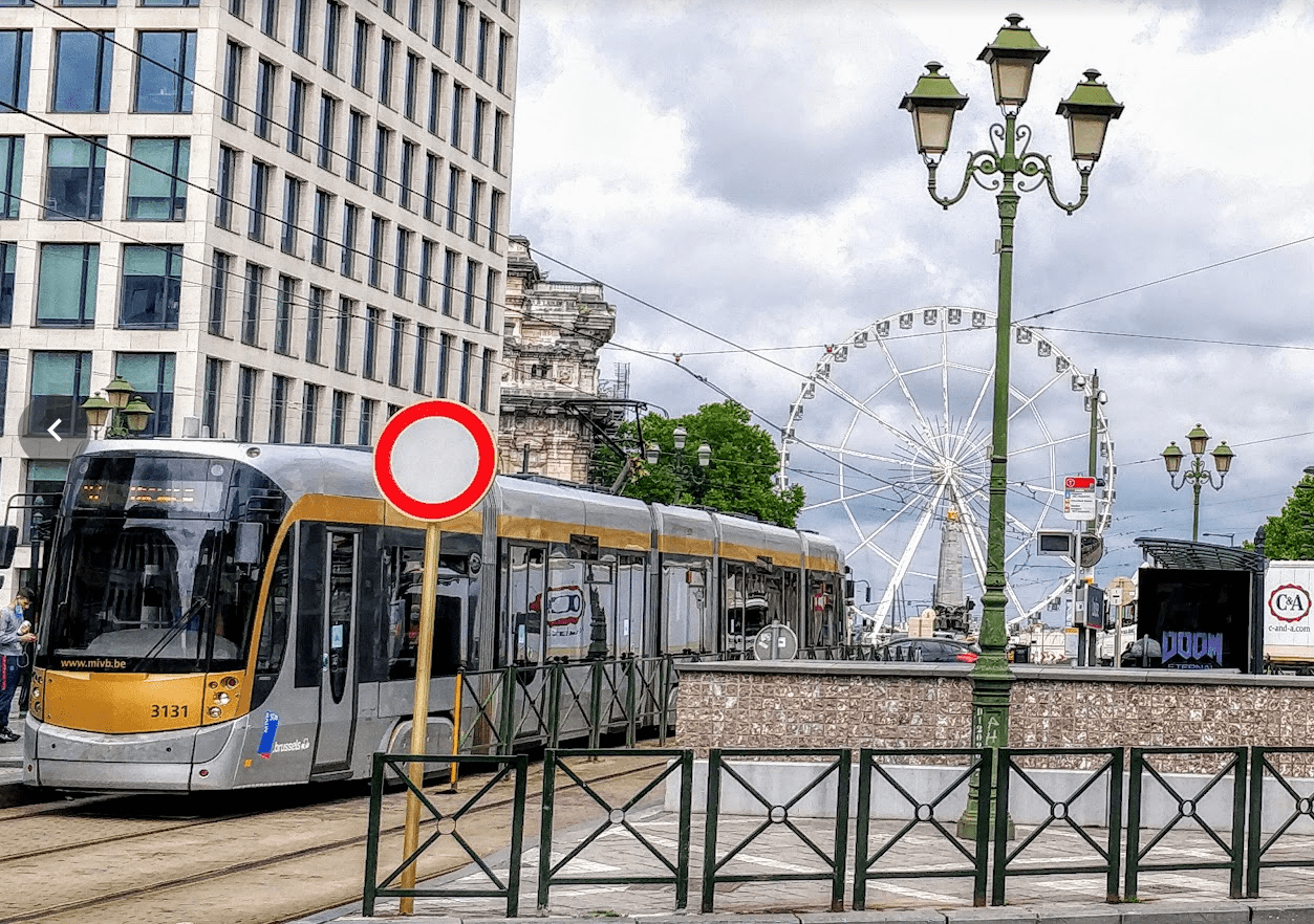 trams transporte público mais acessível e eficiente na Bélgica