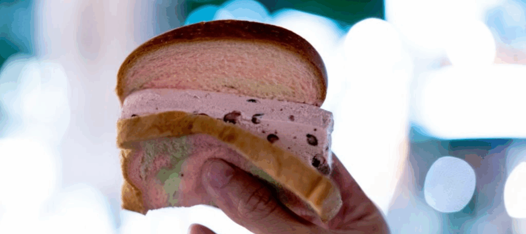 O sanduíche de sorvete é uma curiosidade sobre Singapura que achei bastante peculiar.