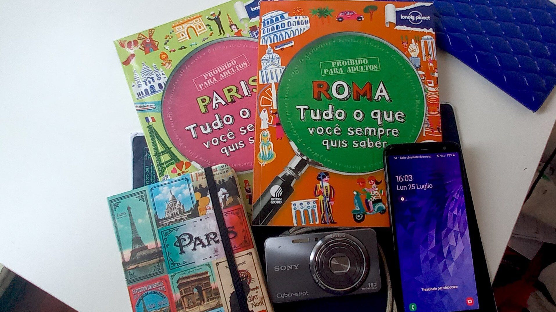 Kit para viajar a Roma com crianças