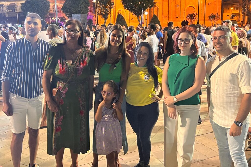 Evento cultural em Malta, no qual eu e minha famílias estivemos.