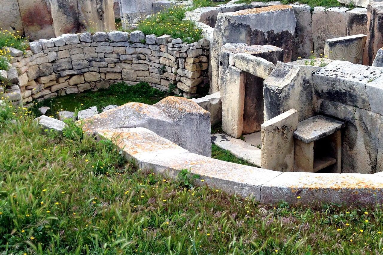Os templos da pré-história de Malta possuem complexidade na construção.