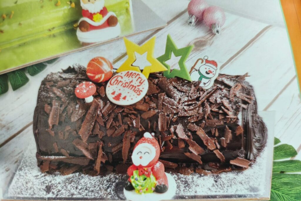 Há muitas opções de sobremesa para celebrar o Natal em Singapura.