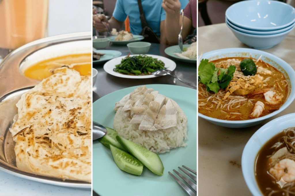 Você encontra muitos tipos de comida e fica na dúvida de qual experimentar quando vai a um Hawker Center.