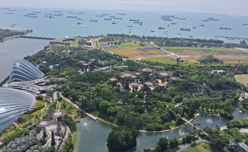 Um dos pontos turísticos de Singapura