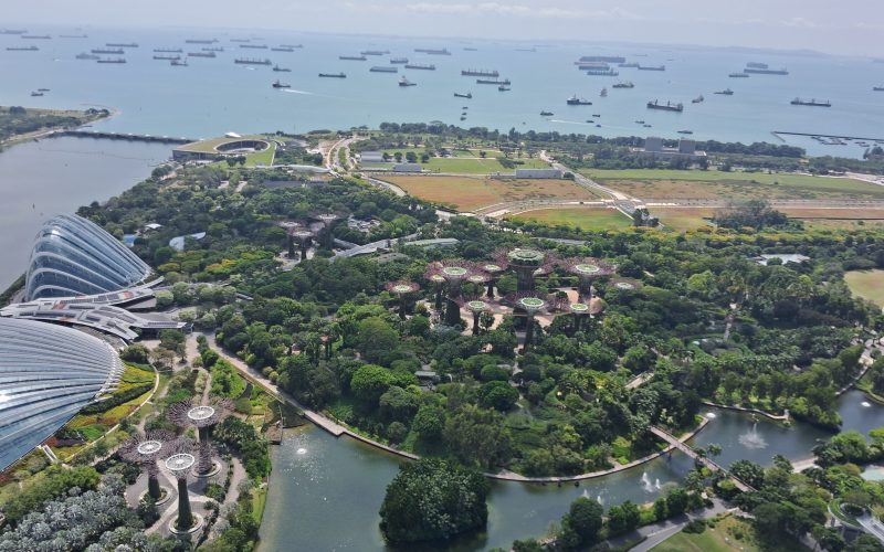 Um dos pontos turísticos de Singapura