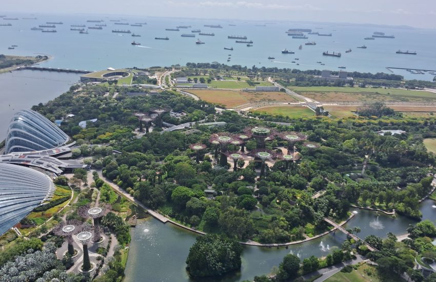 Um dos pontos turísticos de Singapura
