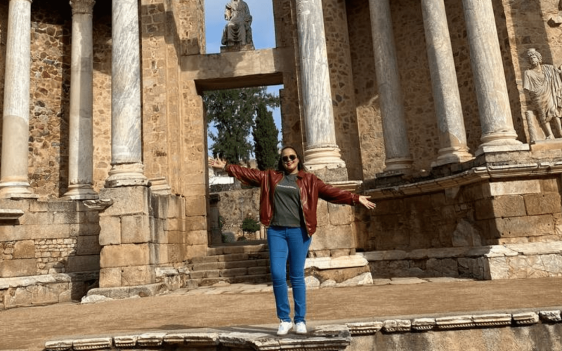 Visita ao Teatro Romano de Mérida - Imagem: Arquivo Pessoal
