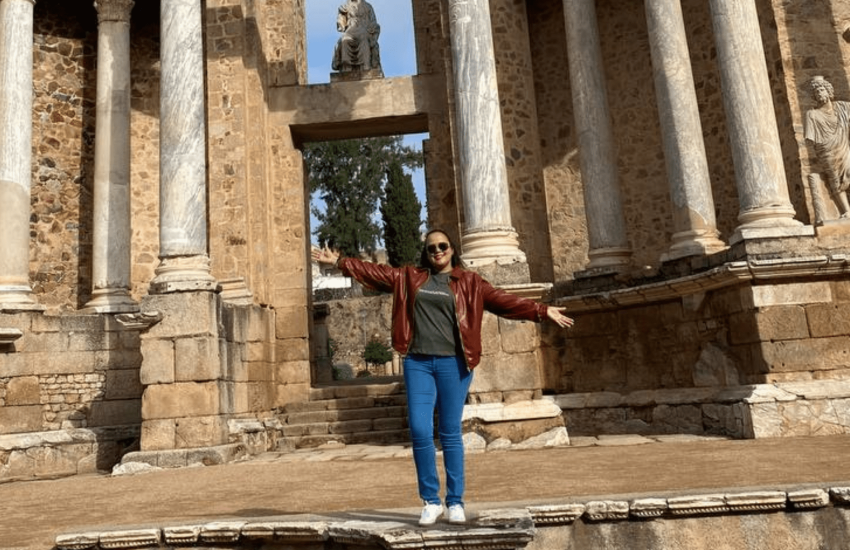 Visita ao Teatro Romano de Mérida - Imagem: Arquivo Pessoal
