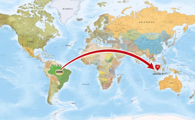O processo de adaptação a um novo país depende da sua visão ampliada do mundo - Imagem: Criação própria com Inteligência artificial