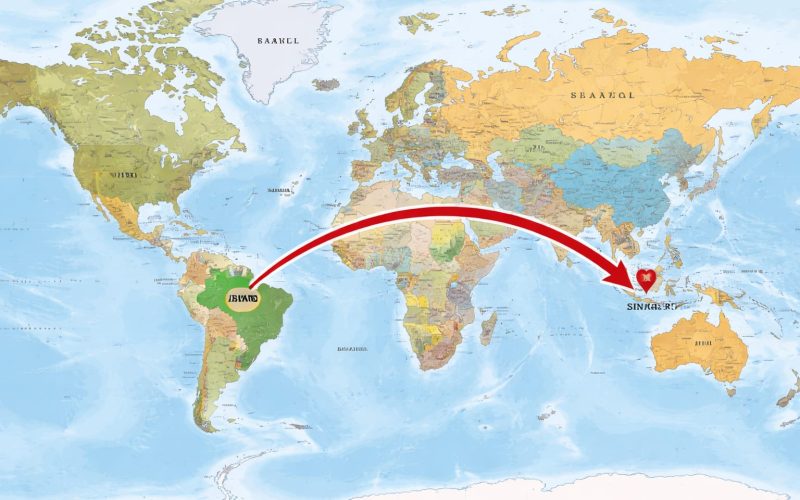 O processo de adaptação a um novo país depende da sua visão ampliada do mundo - Imagem: Criação própria com Inteligência artificial