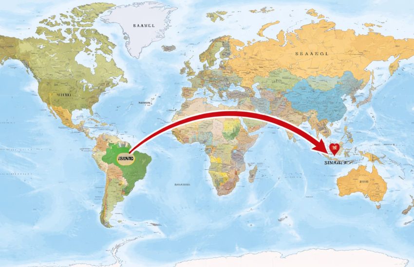 O processo de adaptação a um novo país depende da sua visão ampliada do mundo - Imagem: Criação própria com Inteligência artificial