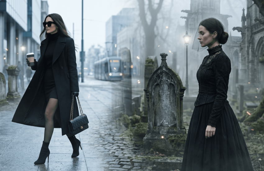 O preto que você veste também comunica o que você não diz.

Entre o poder que se mostra e a história que se carrega, existe uma construção silenciosa de imagem, presença e significado.

E talvez seja por isso que o preto nunca sai de cena.
Ele não segue tendência — ele sustenta identidade.