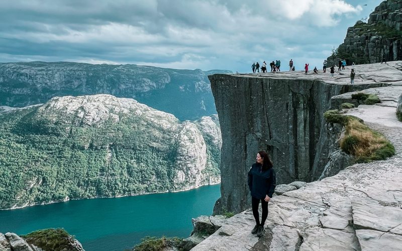 Famosa Pedra do Pulpito na Noruega - Imagem: Arquivo Pessoal